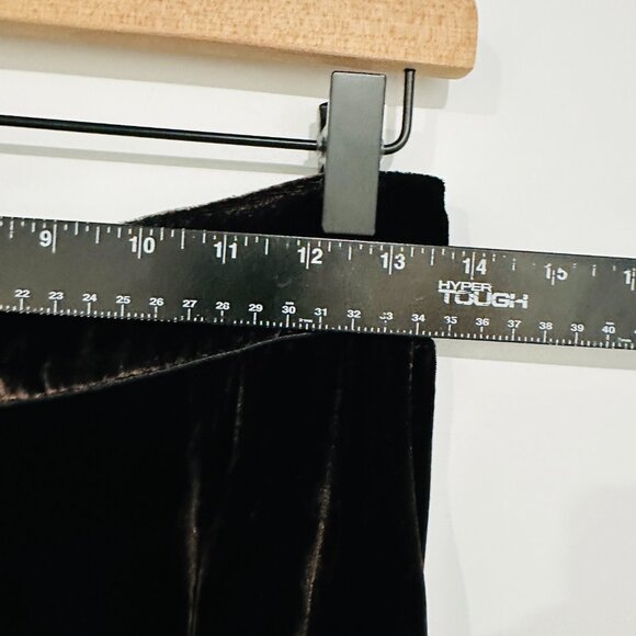 Sleeping with Jacques Jane Bond Brown Velvet Co-ord Set US4 Pants & Blazer Silk - Picture 12 of 16